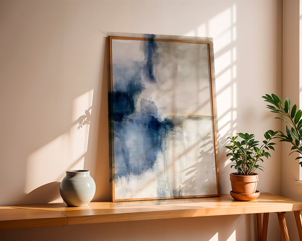 Cuadro abstracto Neblina azul – Product1
