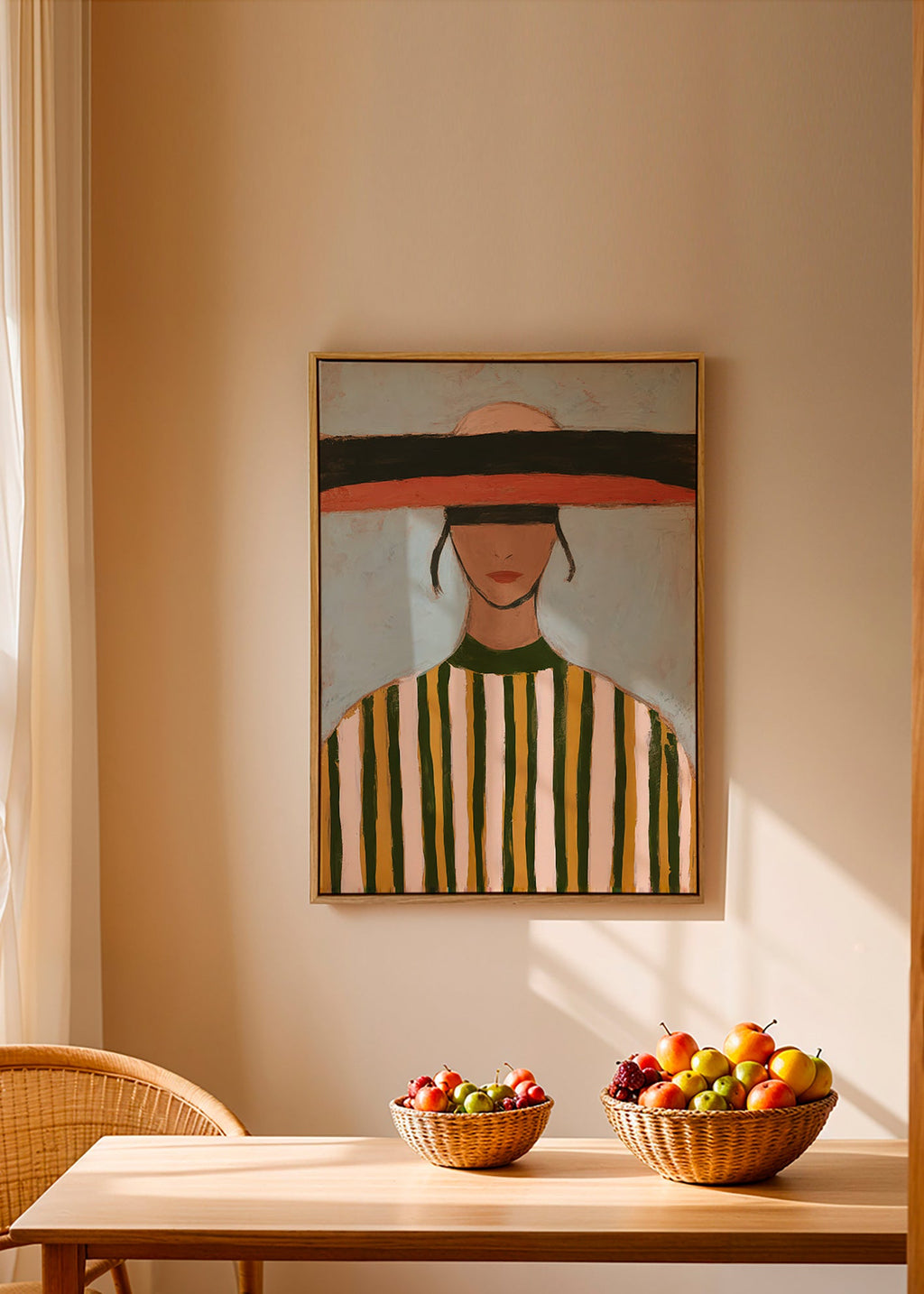 Ilustración de figura con sombrero ancho – Canvas2