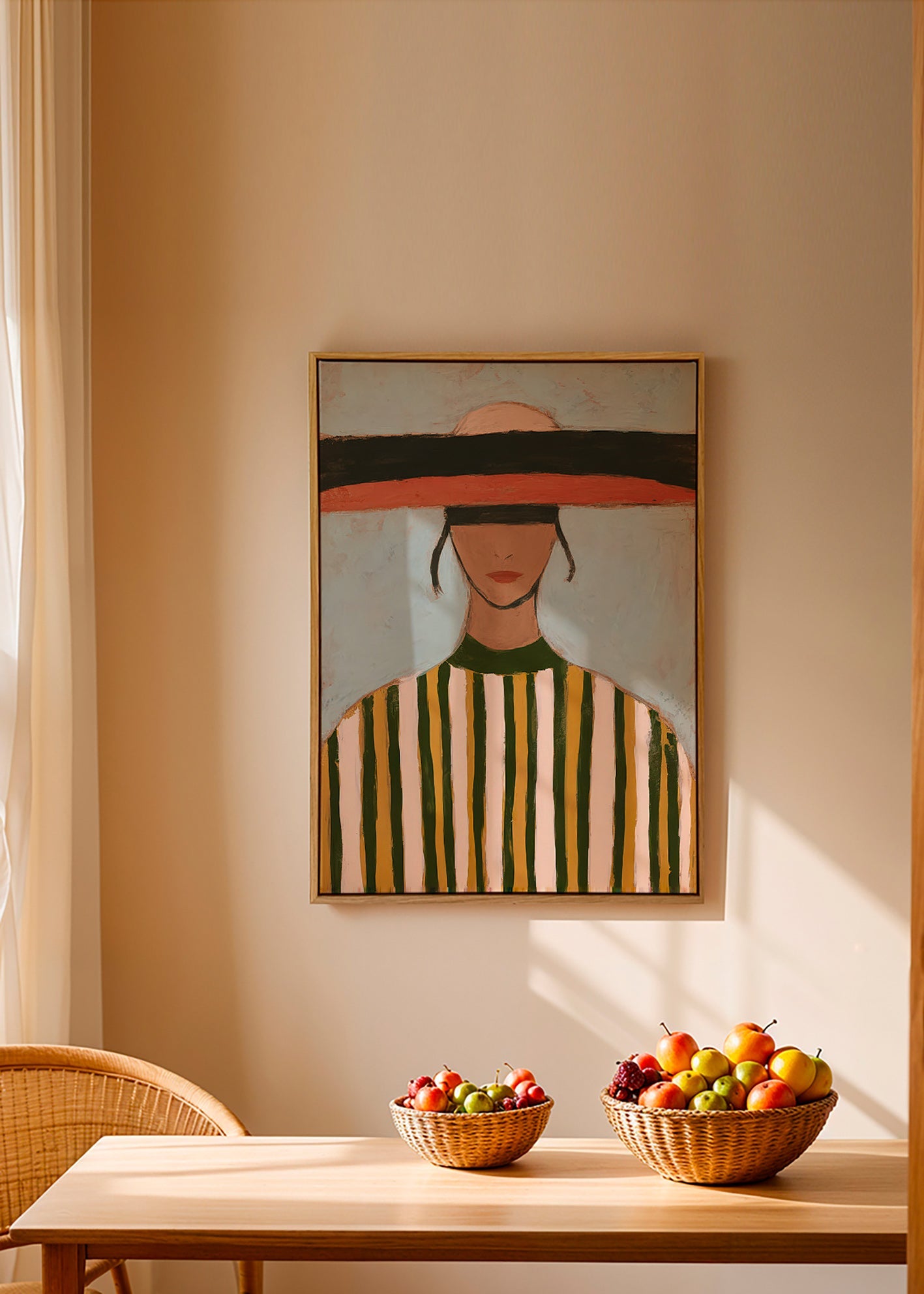 Ilustración de figura con sombrero ancho – Canvas2