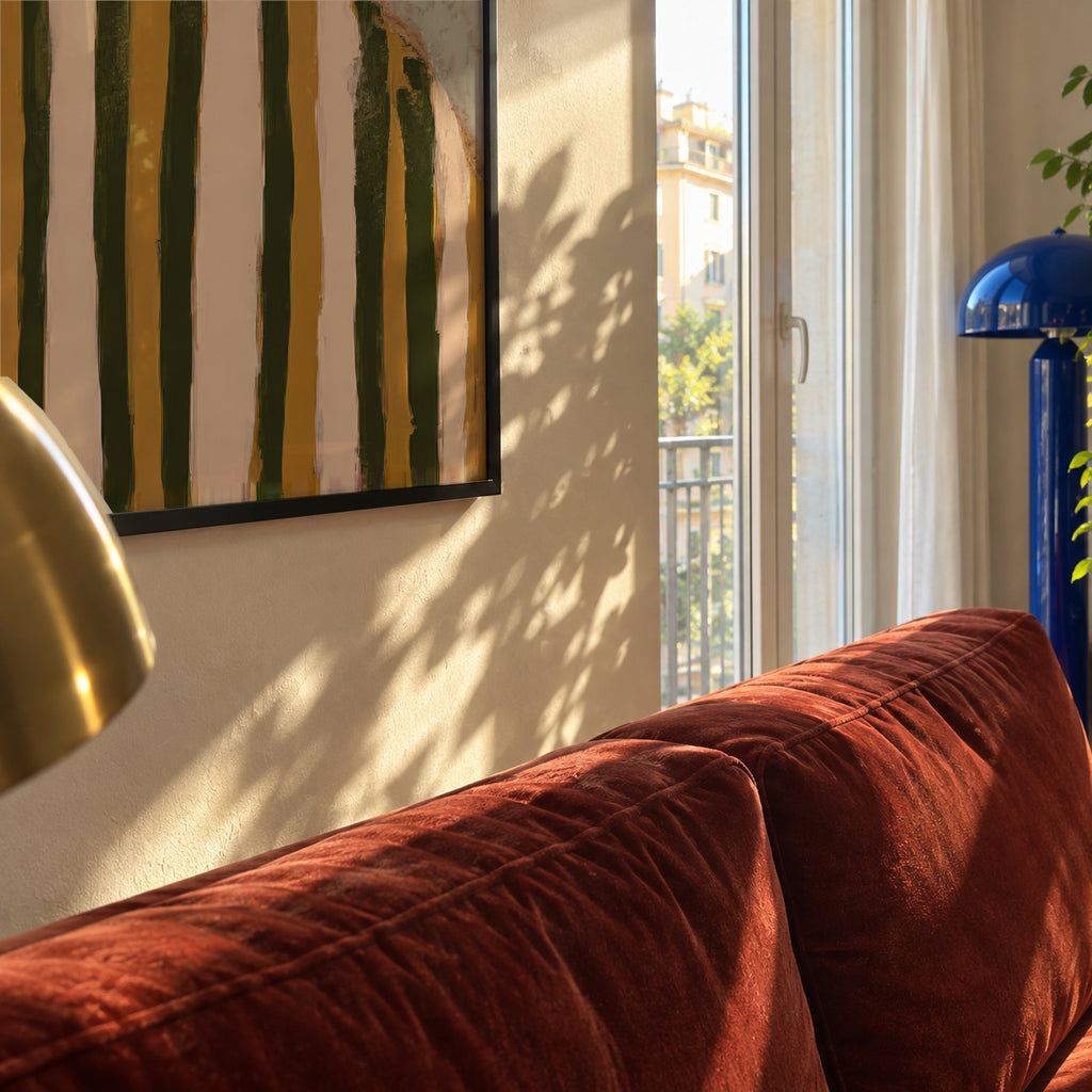 Wide Brim - Framed poster in an interior
