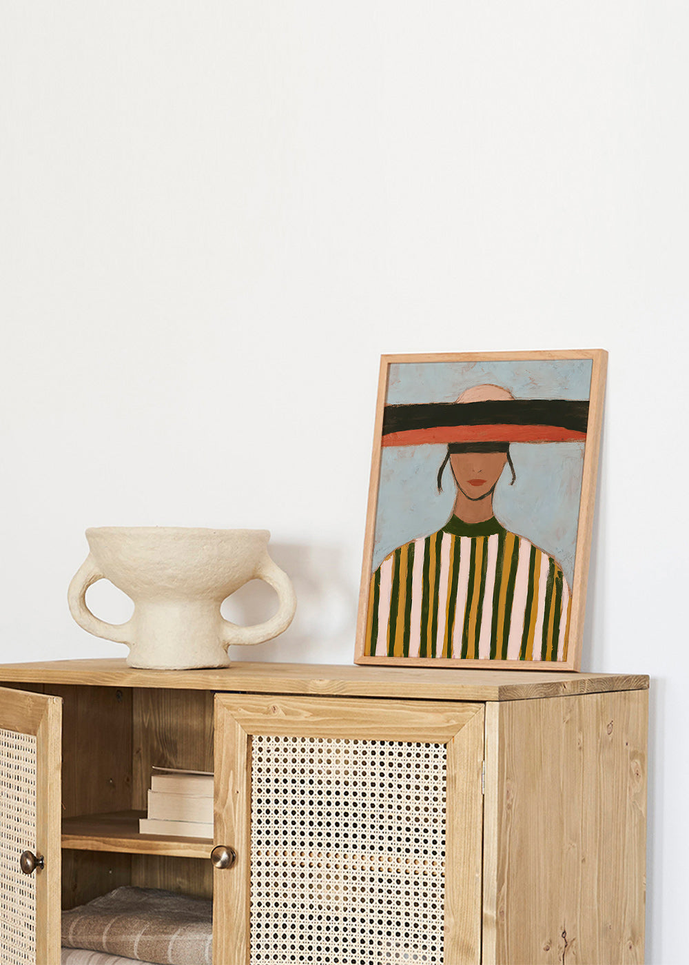 Ilustración de figura con sombrero ancho – Product3