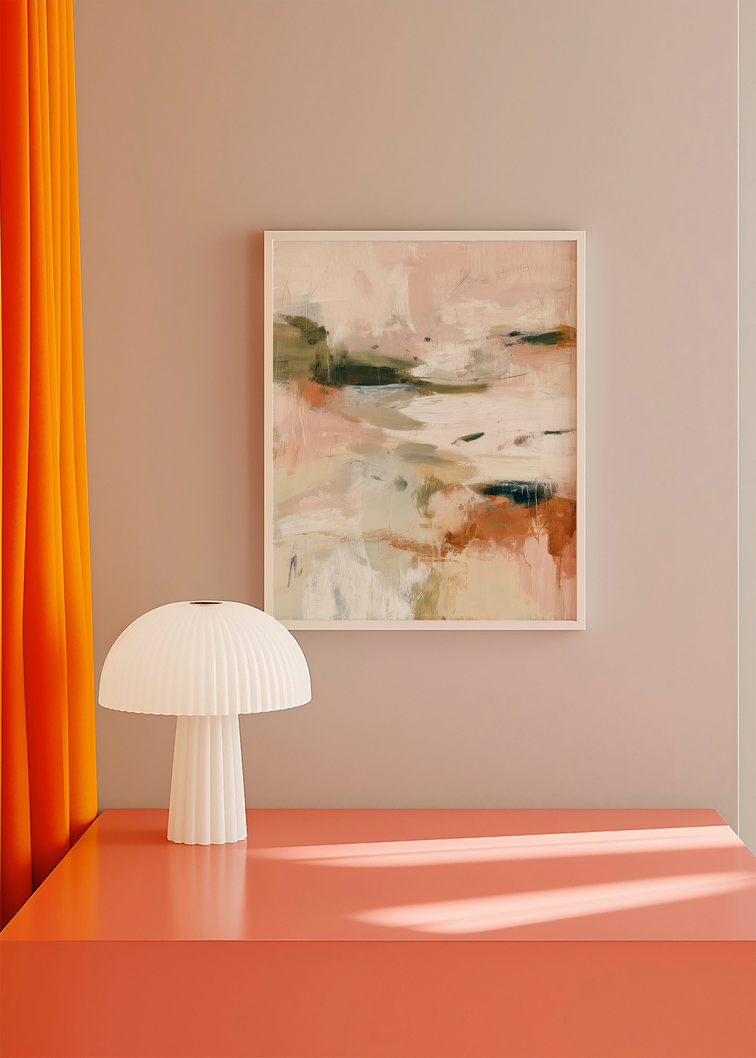 Cuadro de paisaje: abstracción en tonos tierra – Product2