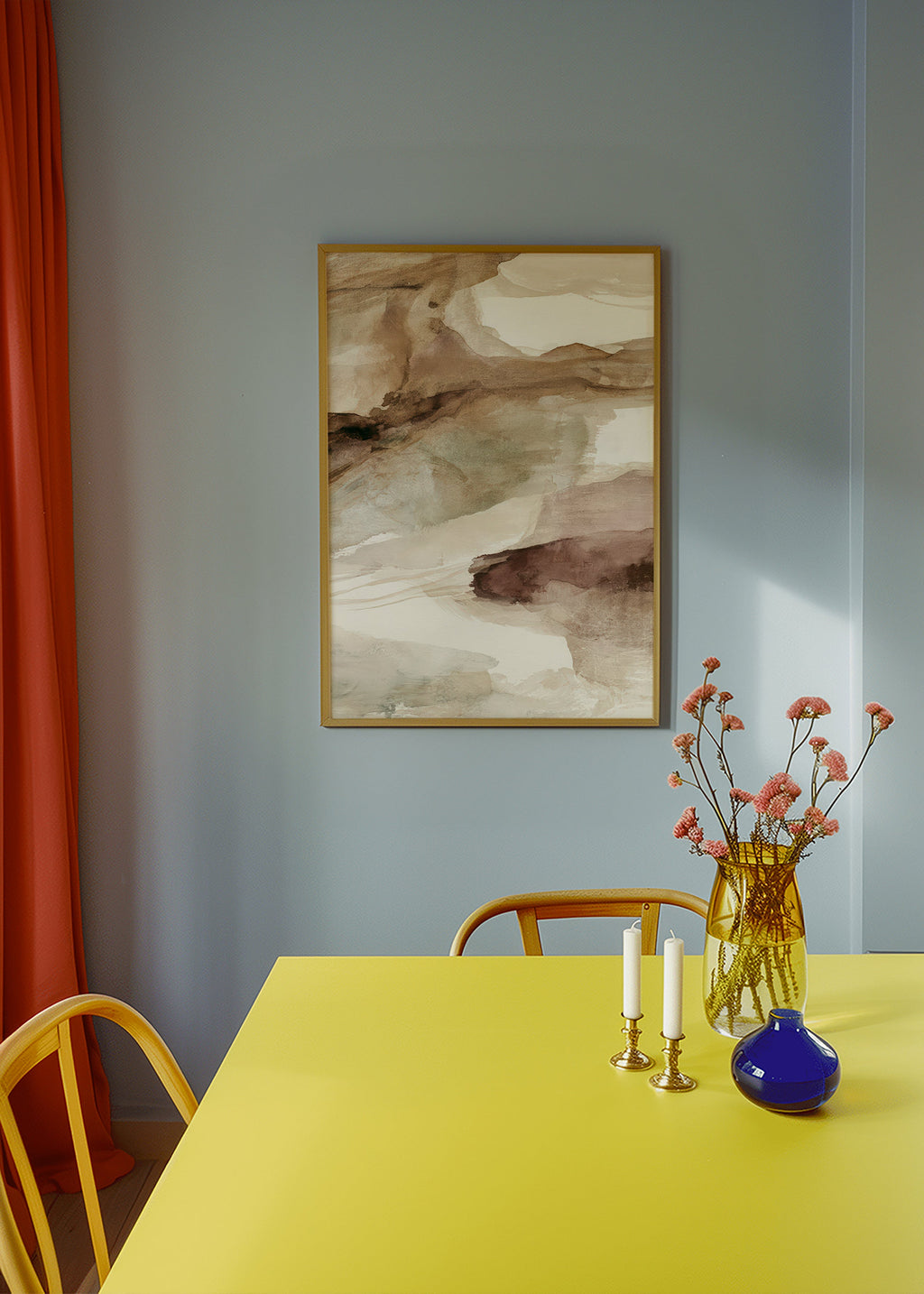 Cuadro abstracto de capas terrosas – Product3