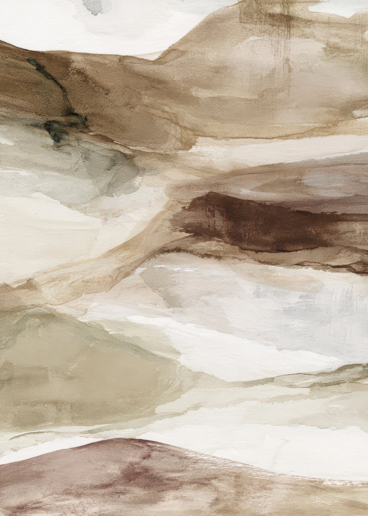 Desert River - Unframed art print