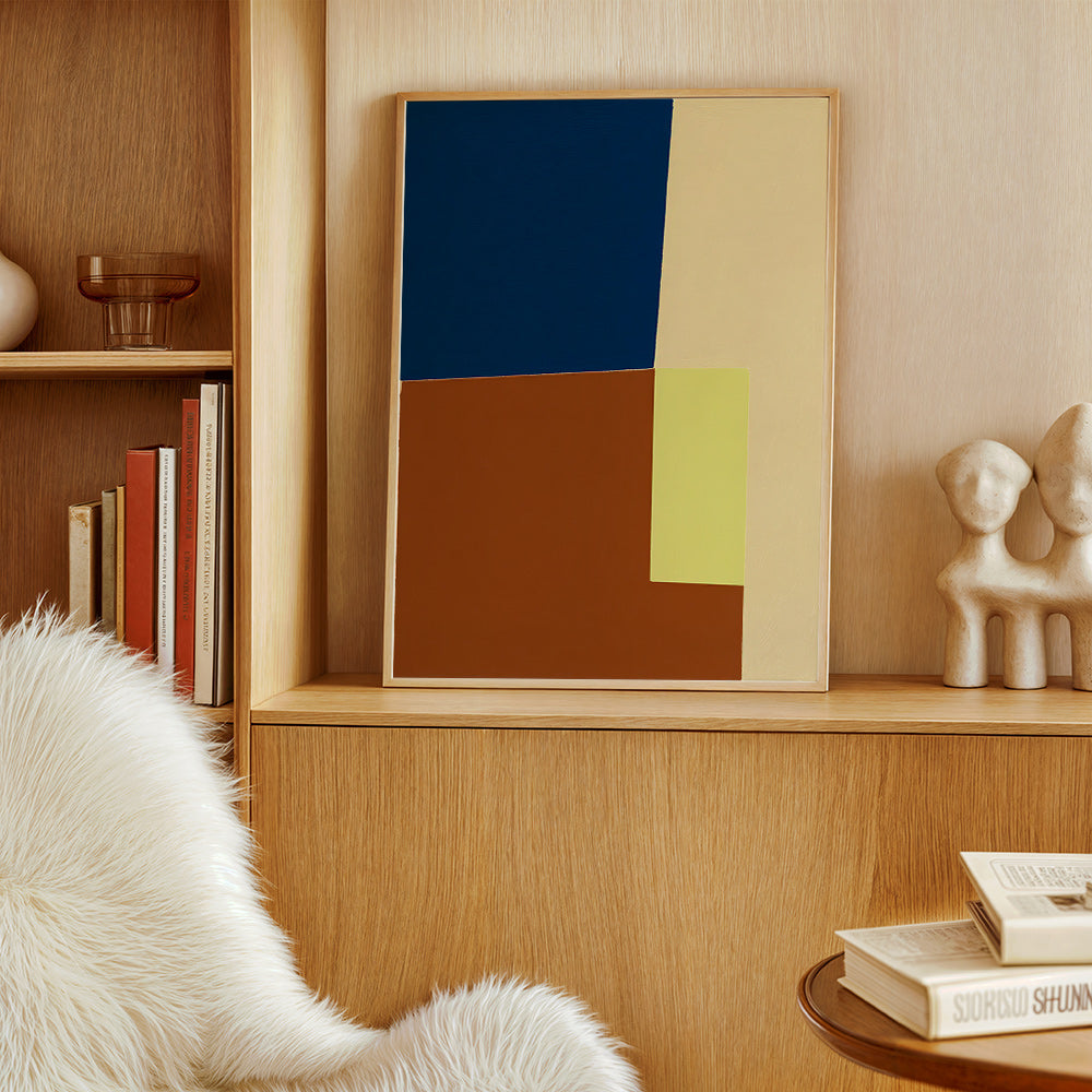 Cuadro geométrico con bloques de color – Product2