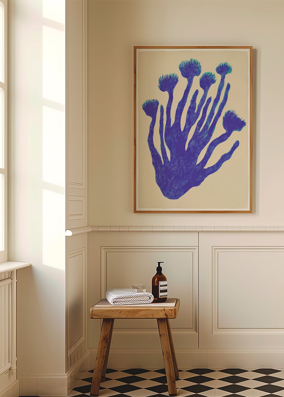Lámina botánica Indigo Coral – Product1
