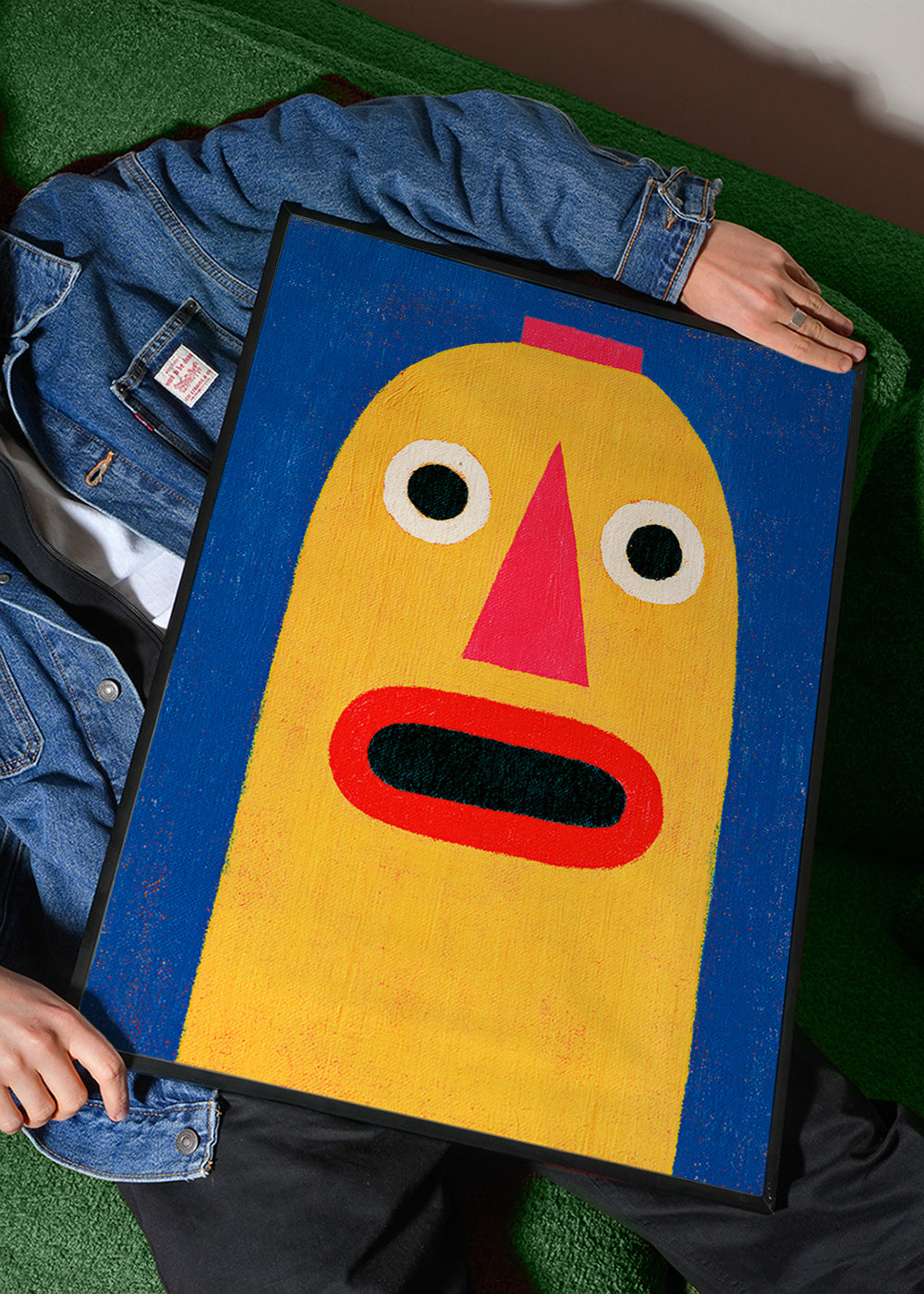 Ilustración máscara amarilla estilo pop – Product3