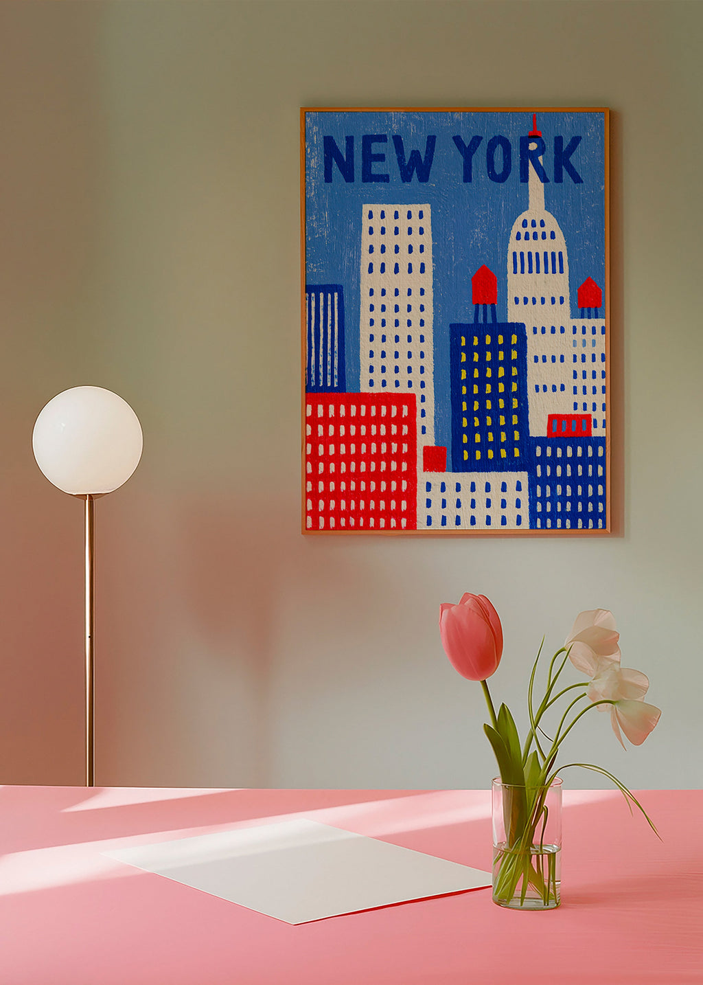 Cuadro de ciudades New York ilustrado – Product2