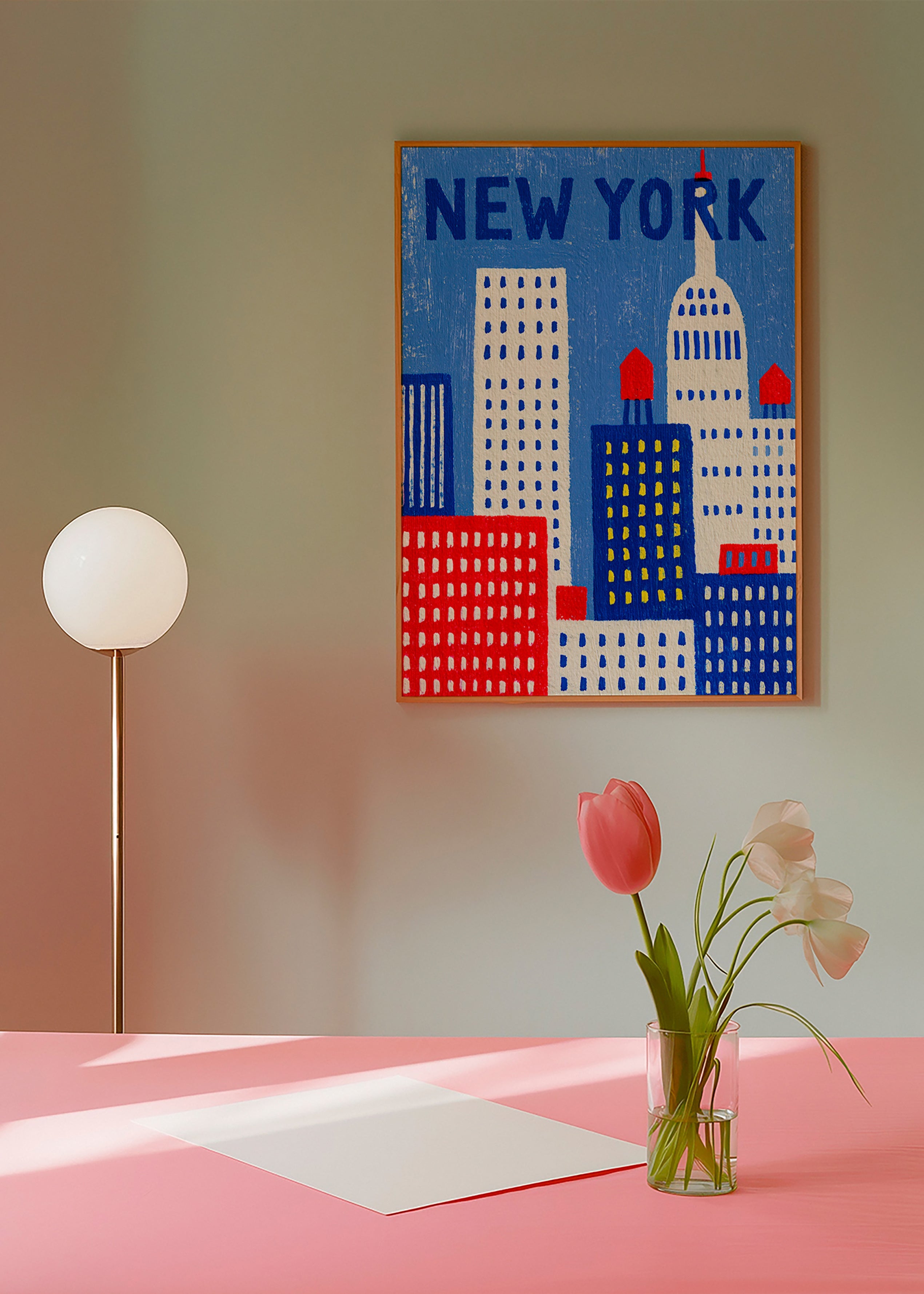 Cuadro de ciudades New York ilustrado – Product2
