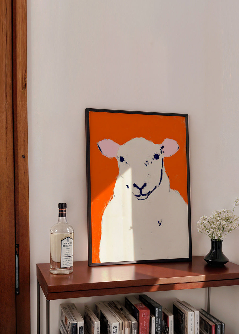Cuadro oveja blanca minimalista – Product2