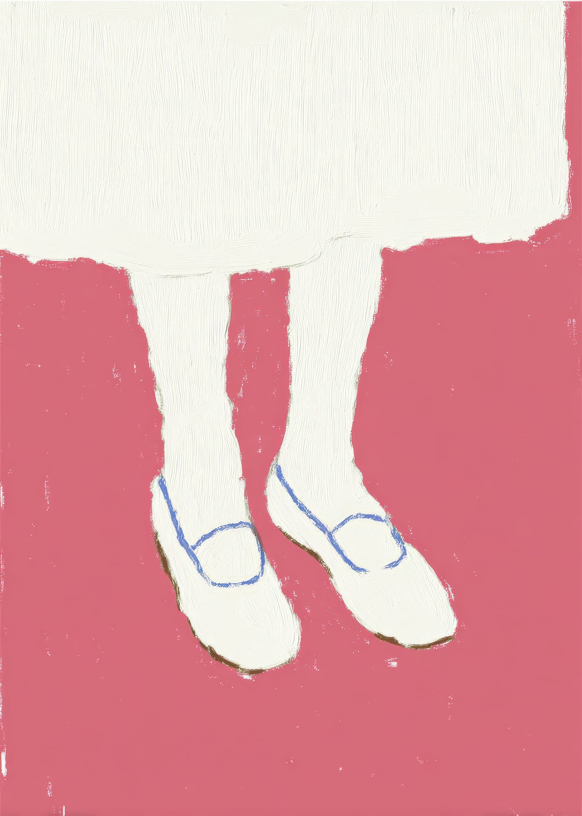 Pink Steps - Unframed art print