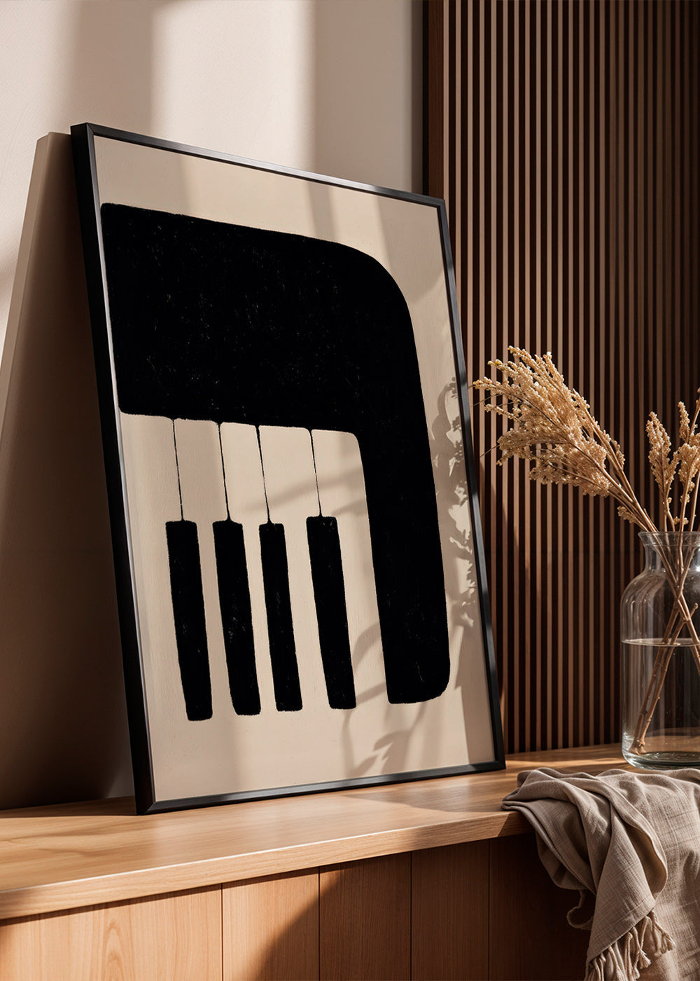 Cuadro minimalista de teclas de piano – Product2