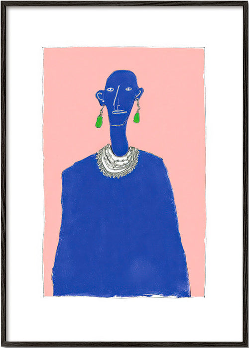 Ilustración retrato – Black Frame