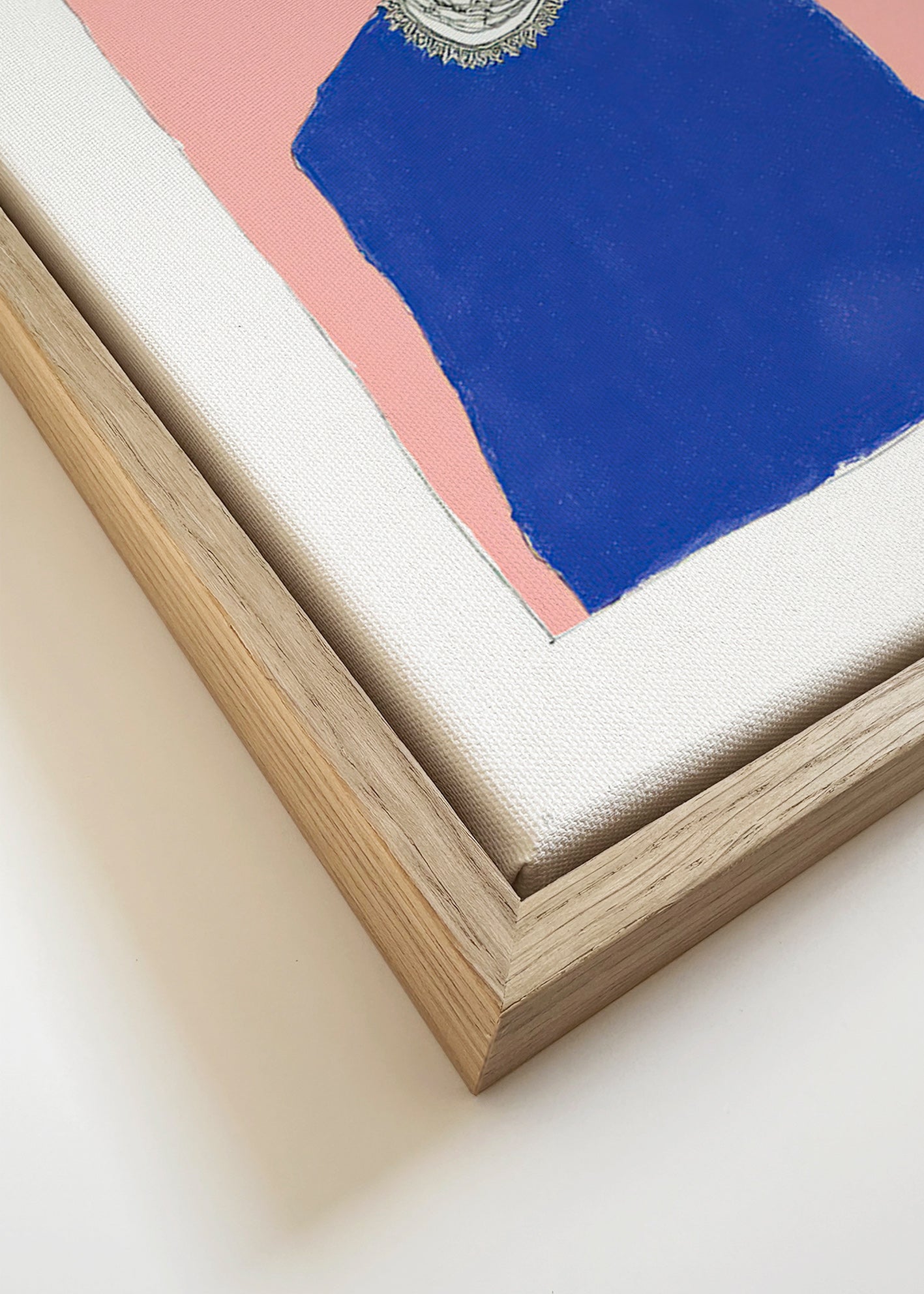 Ilustración retrato – Canvas detail