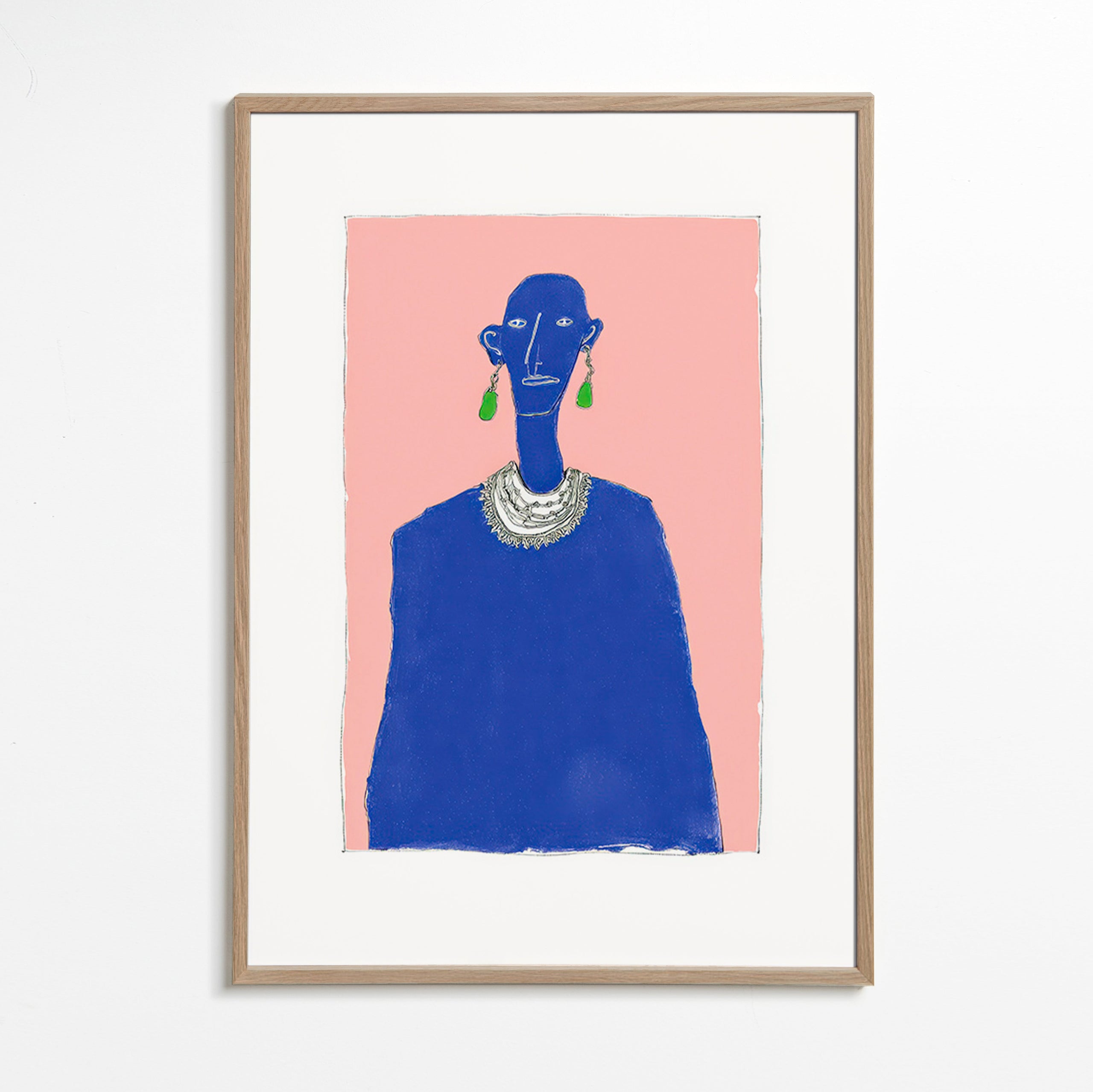 Ilustración retrato – Oak Frame
