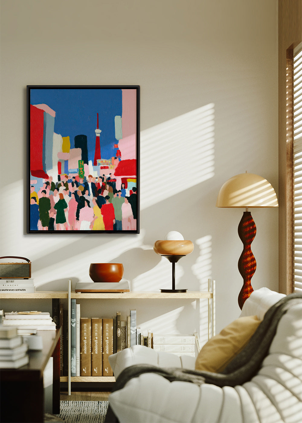 Cuadro de ciudades Tokyo colorista – Canvas1