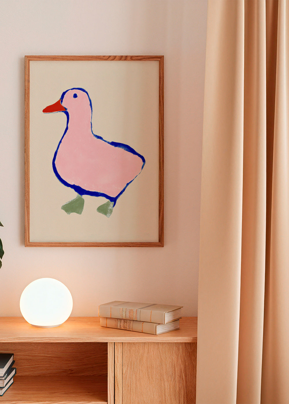 Lámina infantil: pato rosa sencillo – Product3
