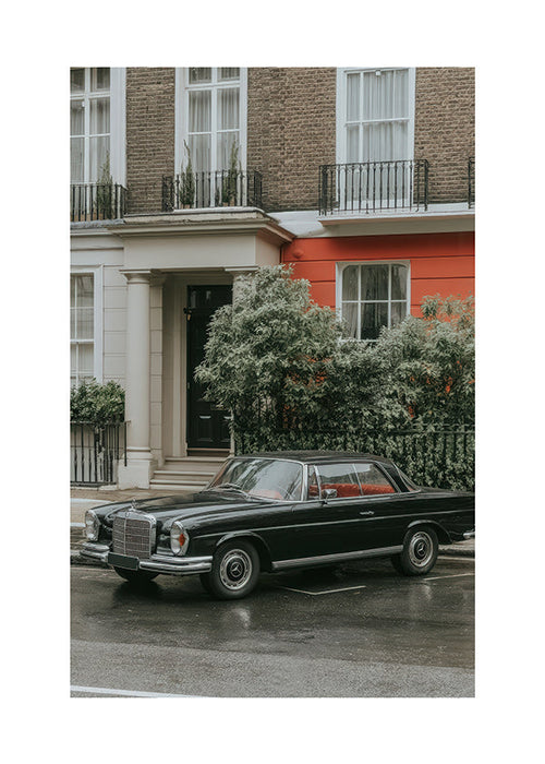 Fotografía urbana con coche clásico