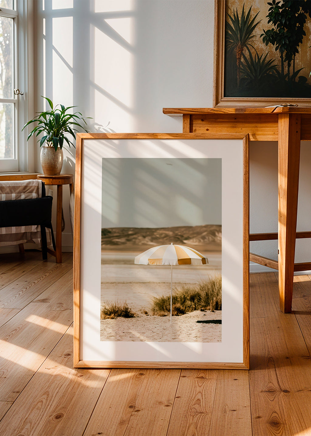 Cuadro de paisaje con sombrilla de playa – Product2