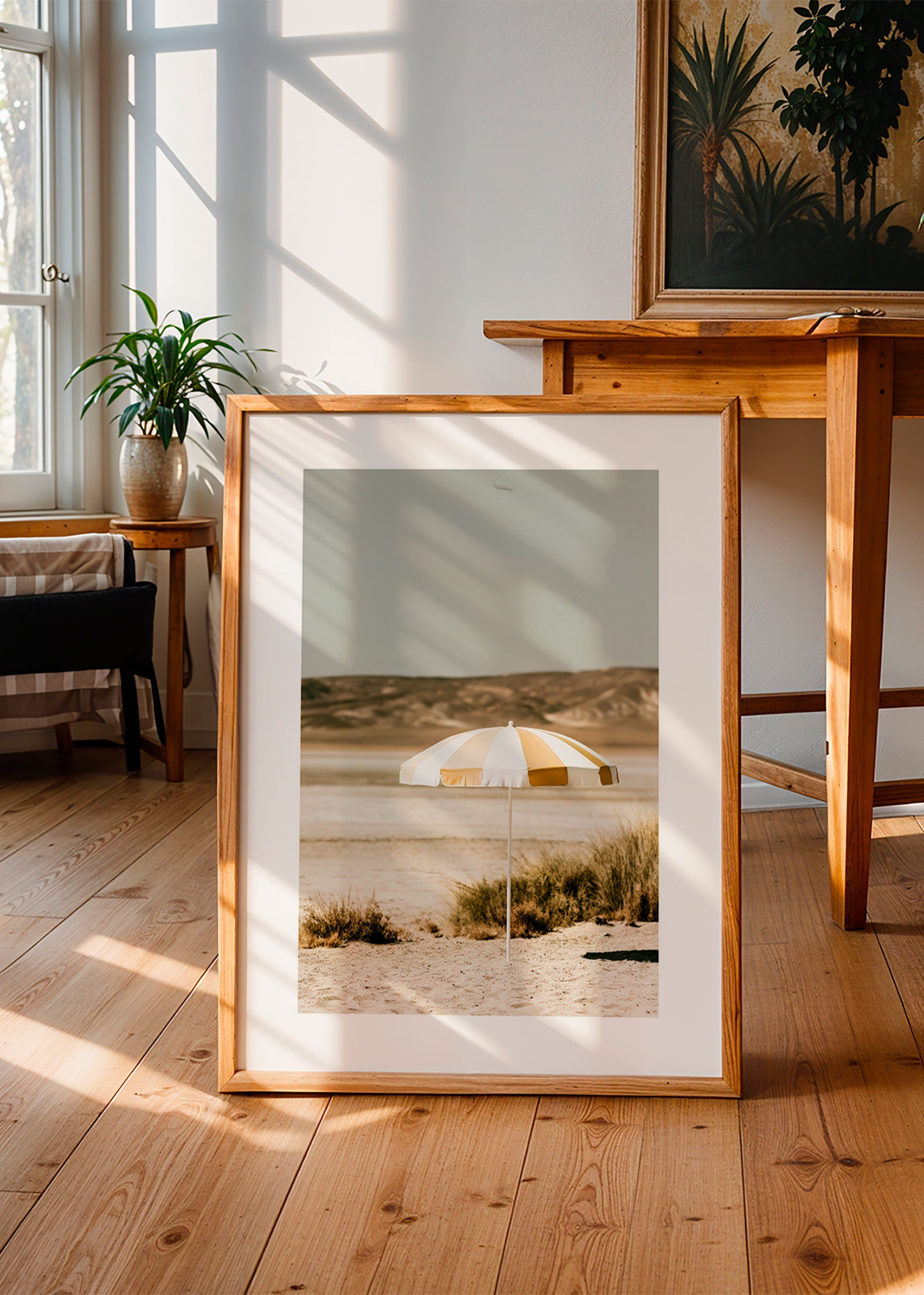 Cuadro de paisaje con sombrilla de playa – Product2