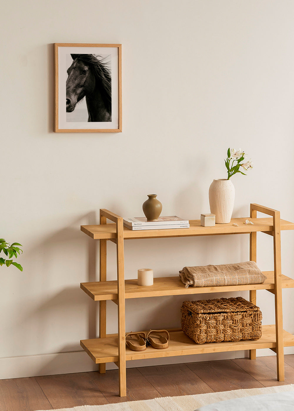 Cuadro caballo negro en primer plano – Product3