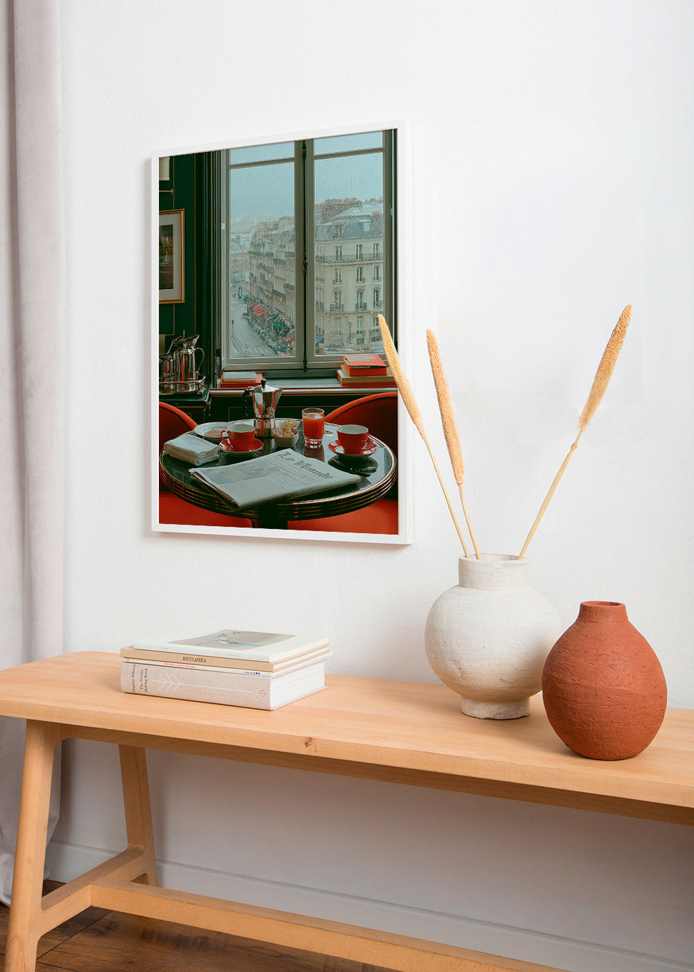 Cuadro de cocina con ventana parisina y café – Product2
