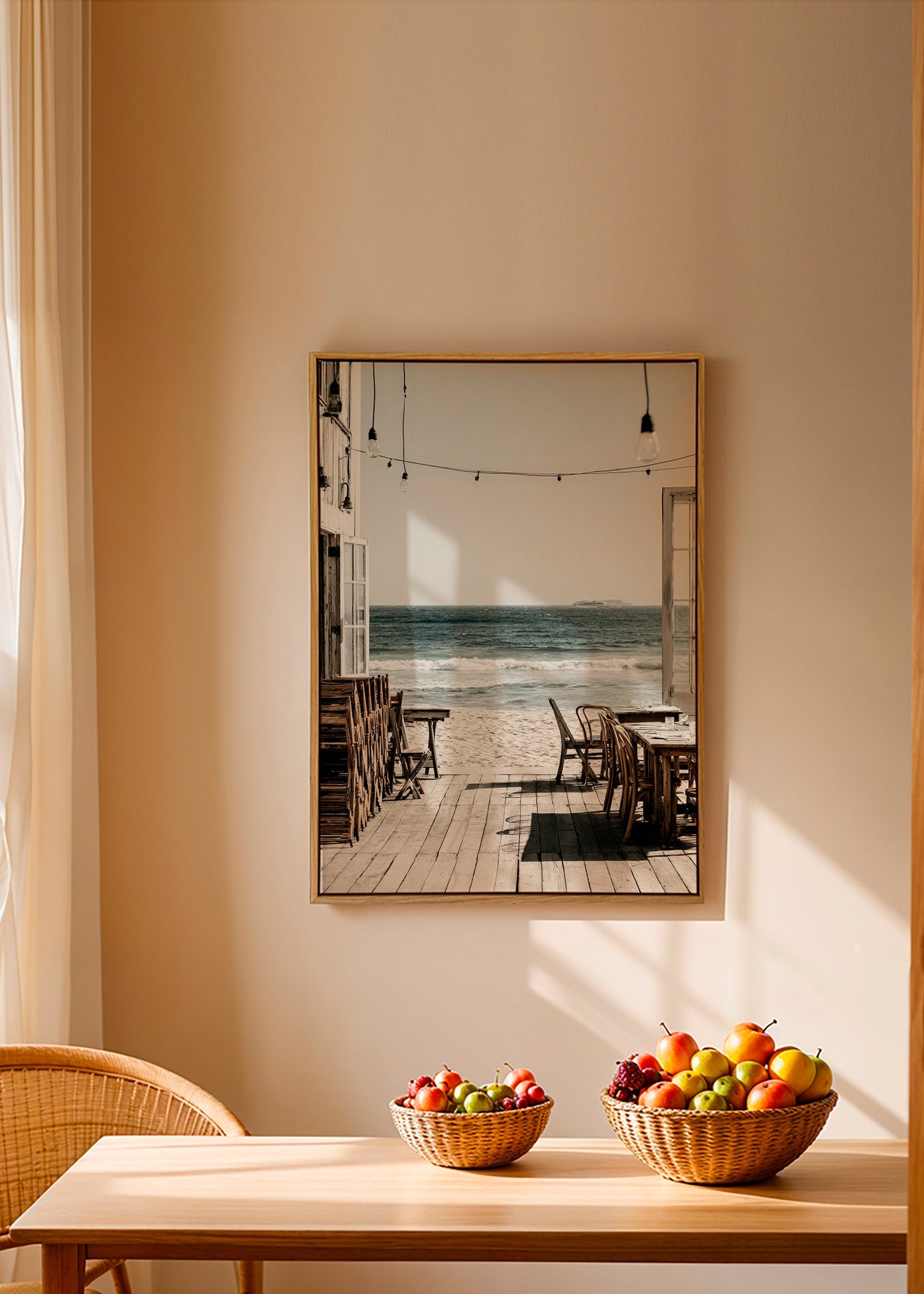 Cuadro de paisaje con terraza abierta – Canvas1
