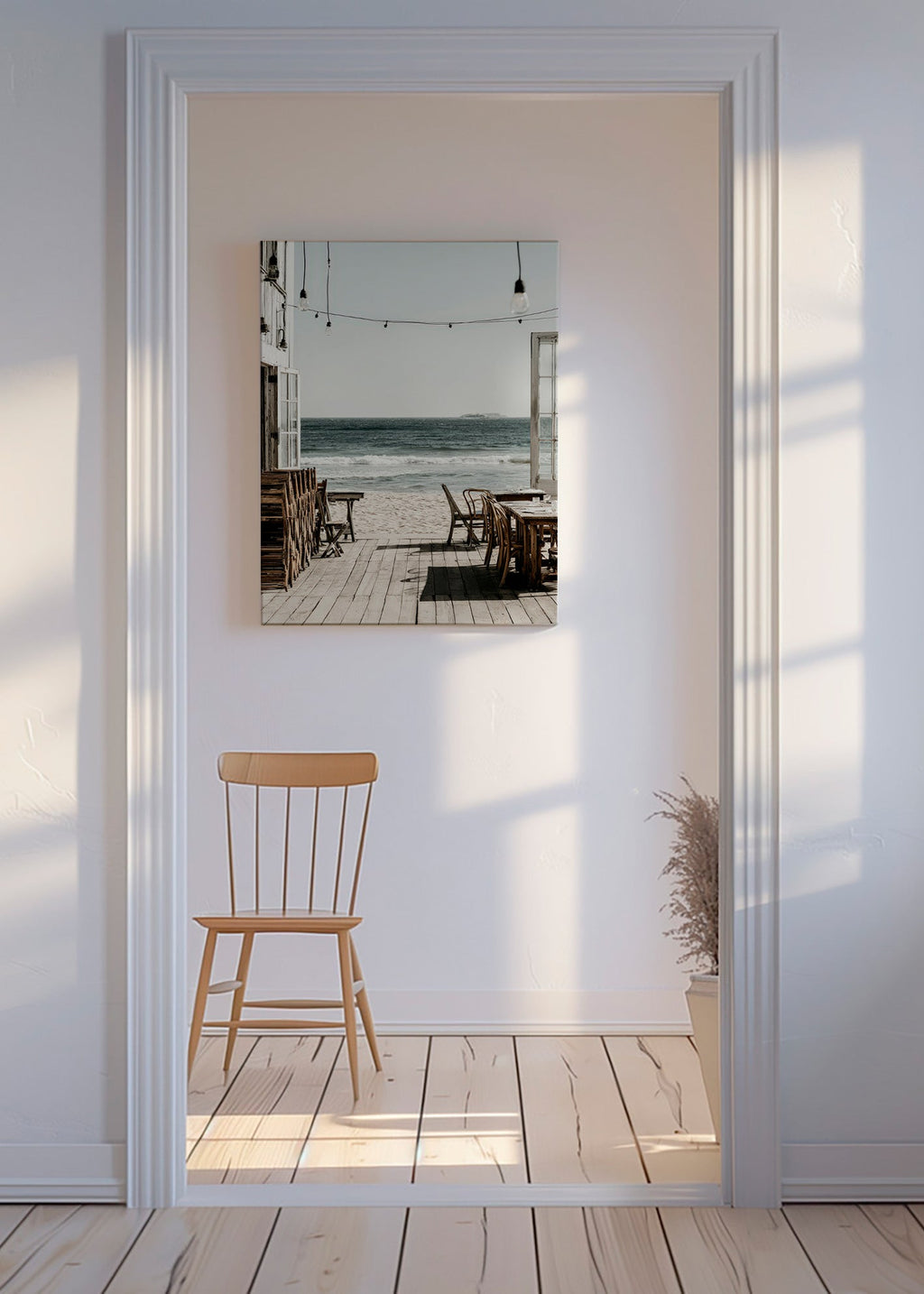 Cuadro de paisaje con terraza abierta – Canvas