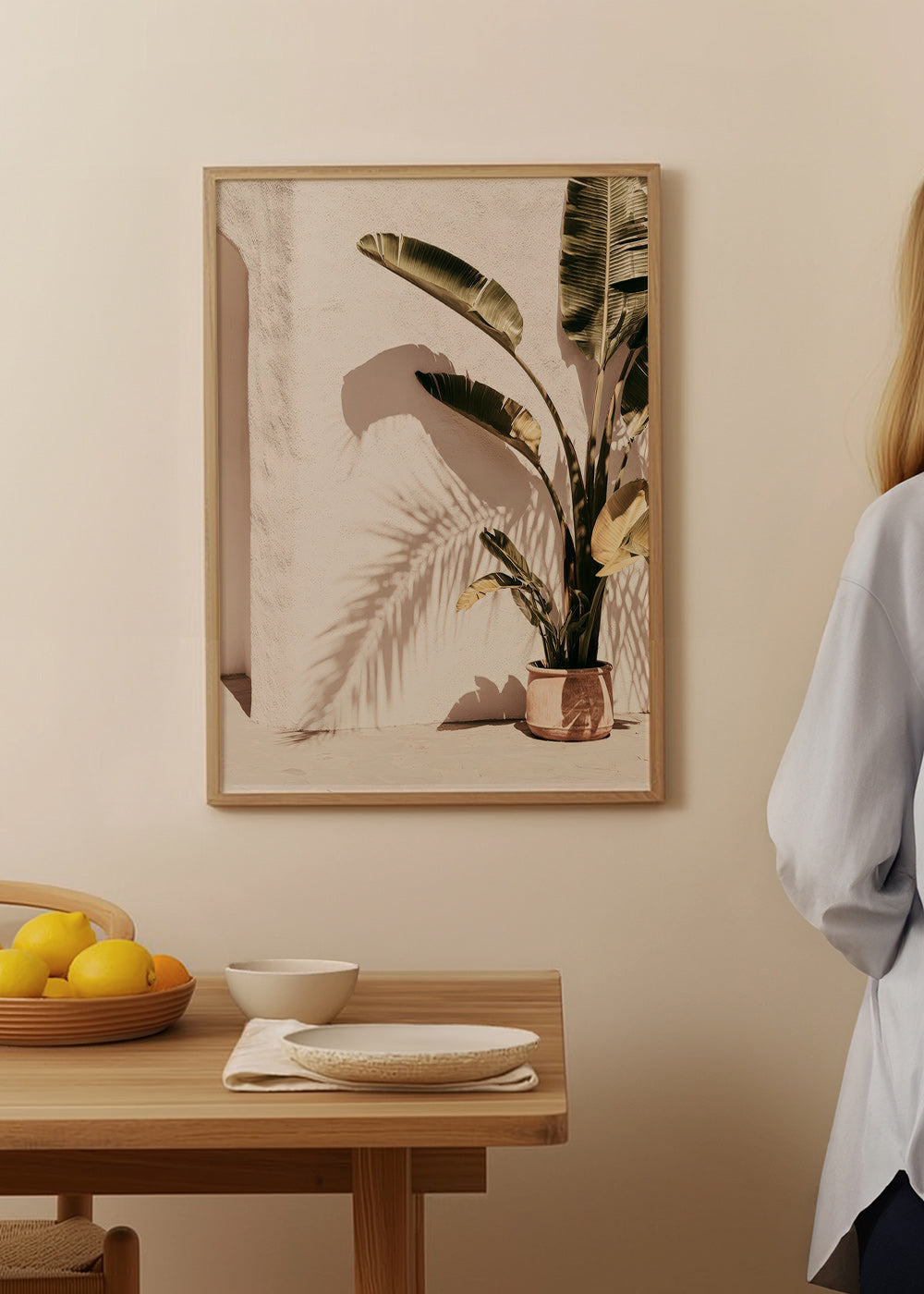 Lámina botánica: palma en maceta – Product1
