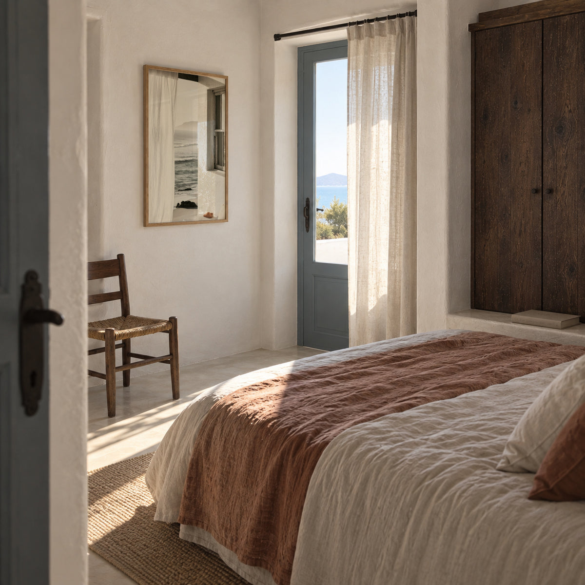 Sea Breeze - Framed poster in an interior