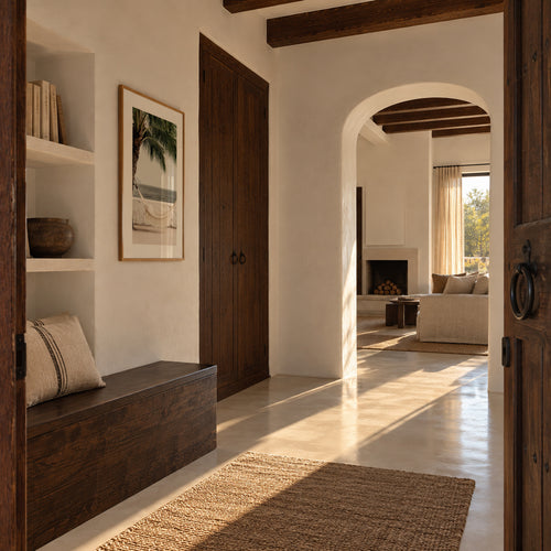 Palm Hammock - Framed poster in an interior