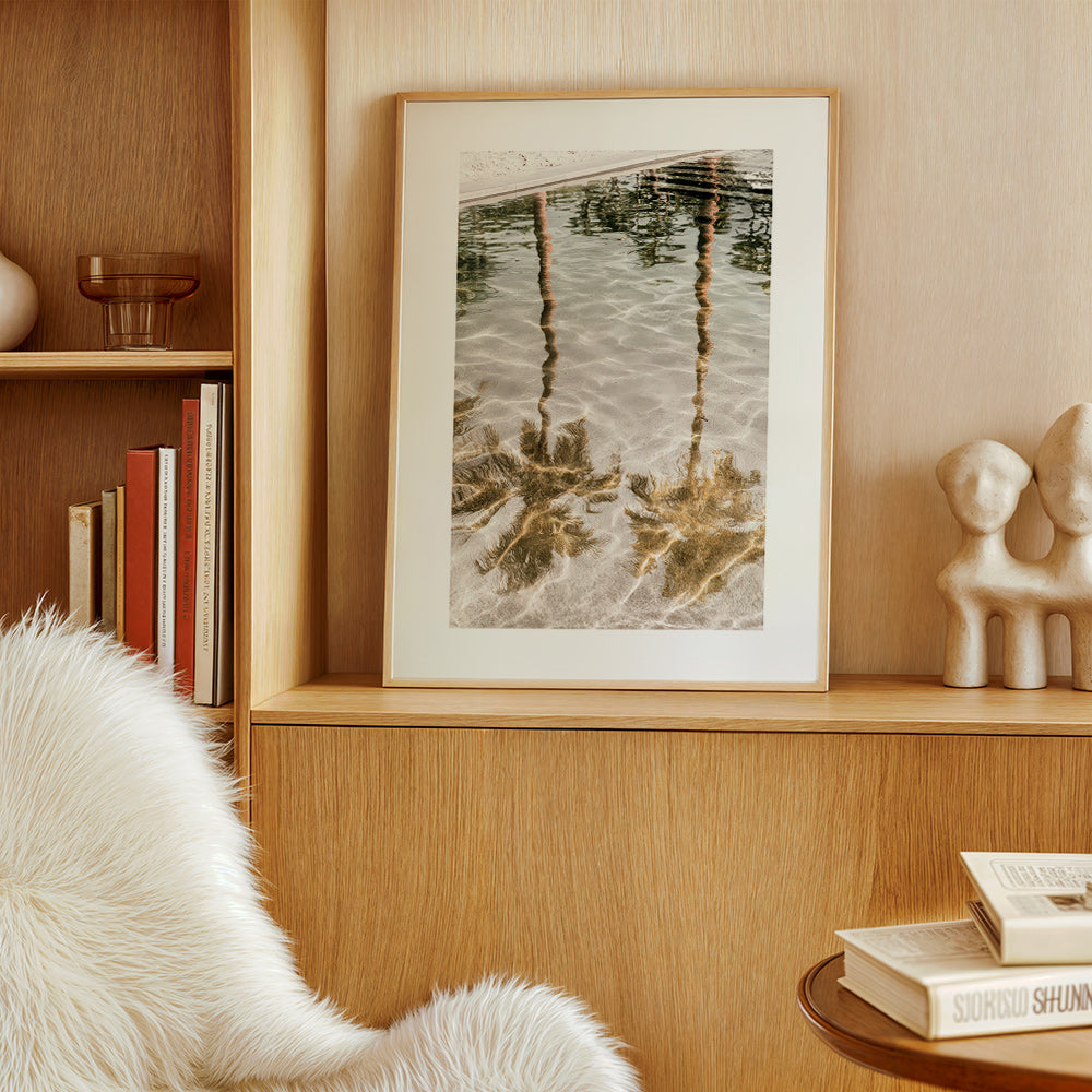 Cuadro de paisaje con palmeras reflejadas – Product3