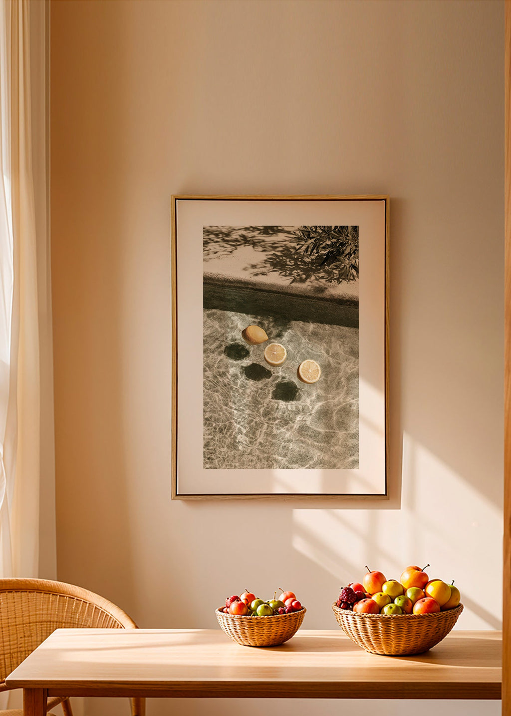 Cuadro de cocina con limones flotando – Canvas2
