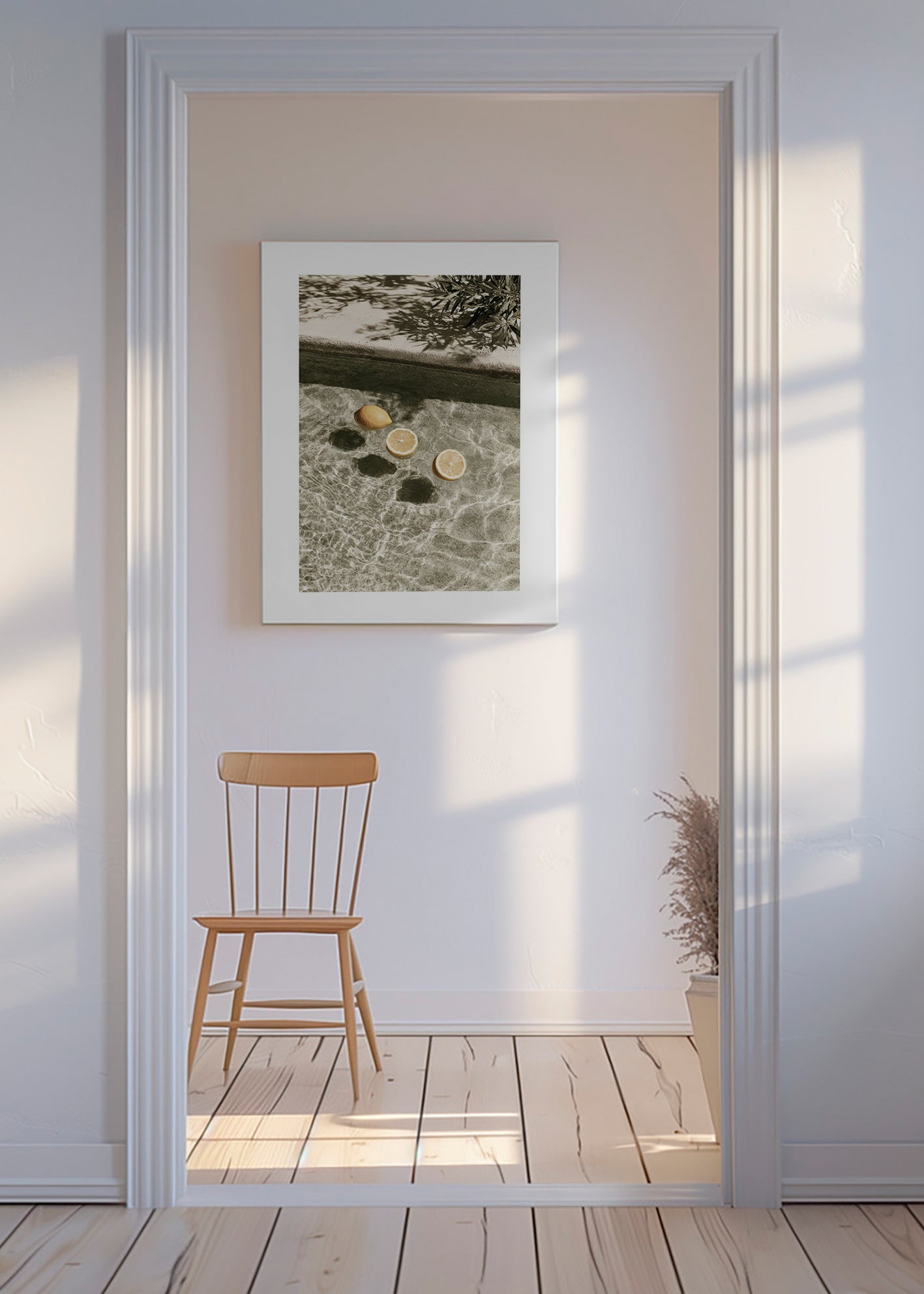 Cuadro de cocina con limones flotando – Canvas