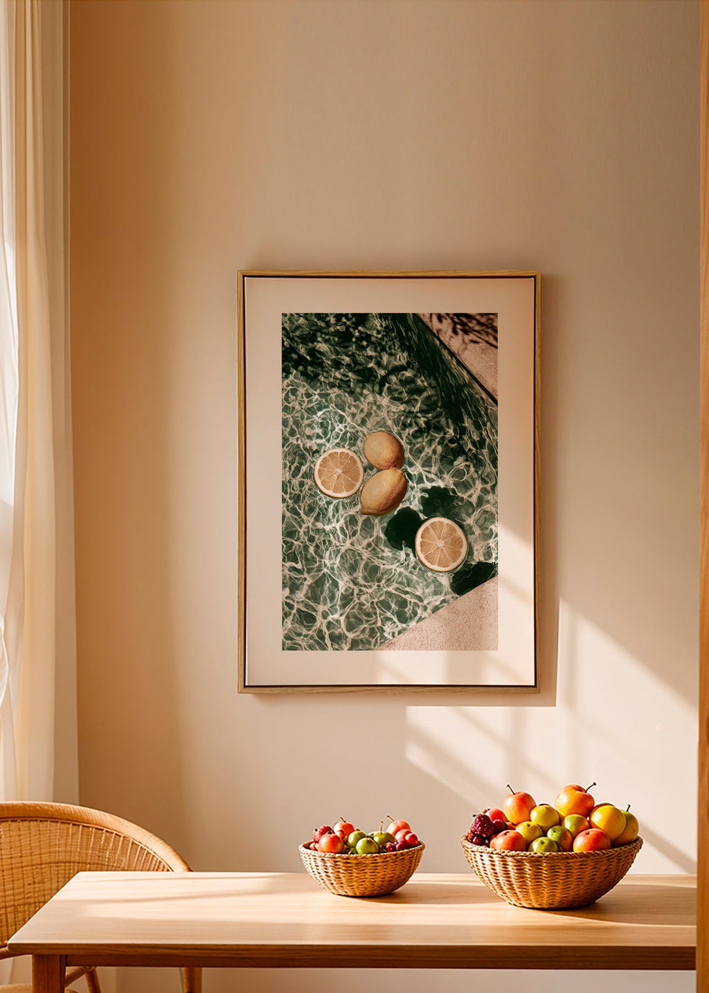 Cuadro de cocina Limones en piscina – Canvas1