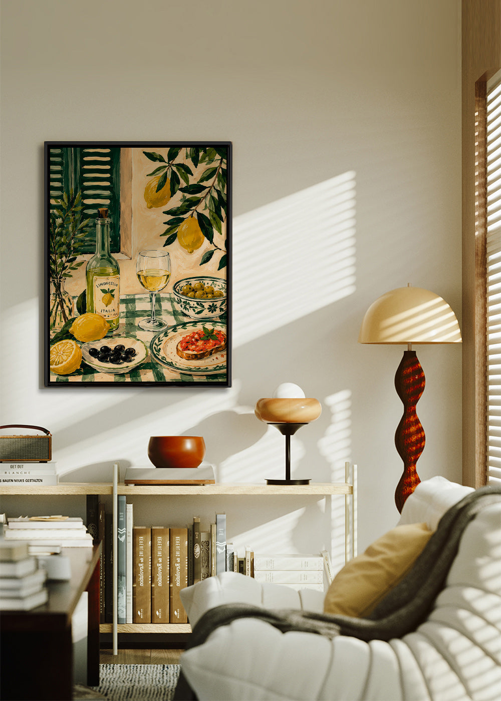 Cuadro de cocina con limones y limoncello – Canvas2