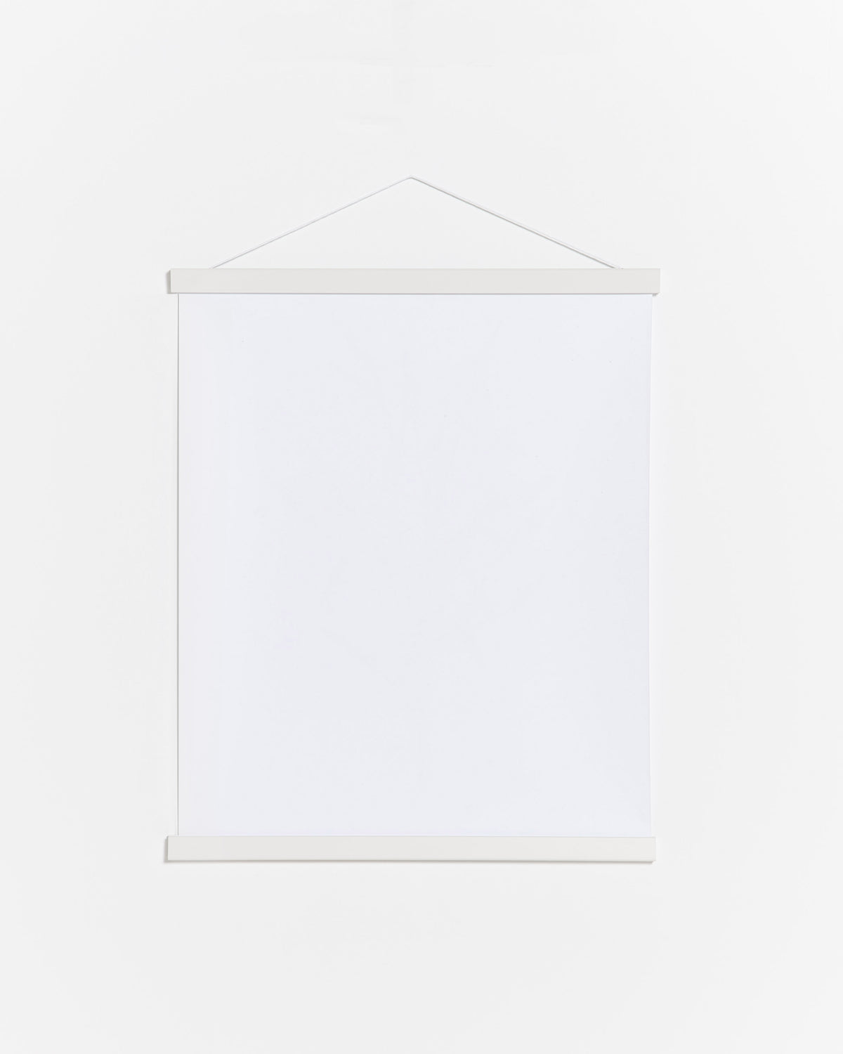 Colgador para póster de 60cm de madera y color blanco
