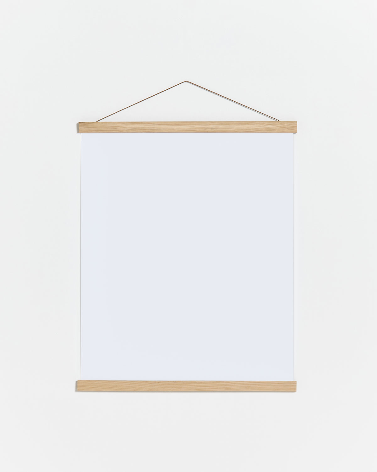 Colgador para póster de 20cm de madera y color roble