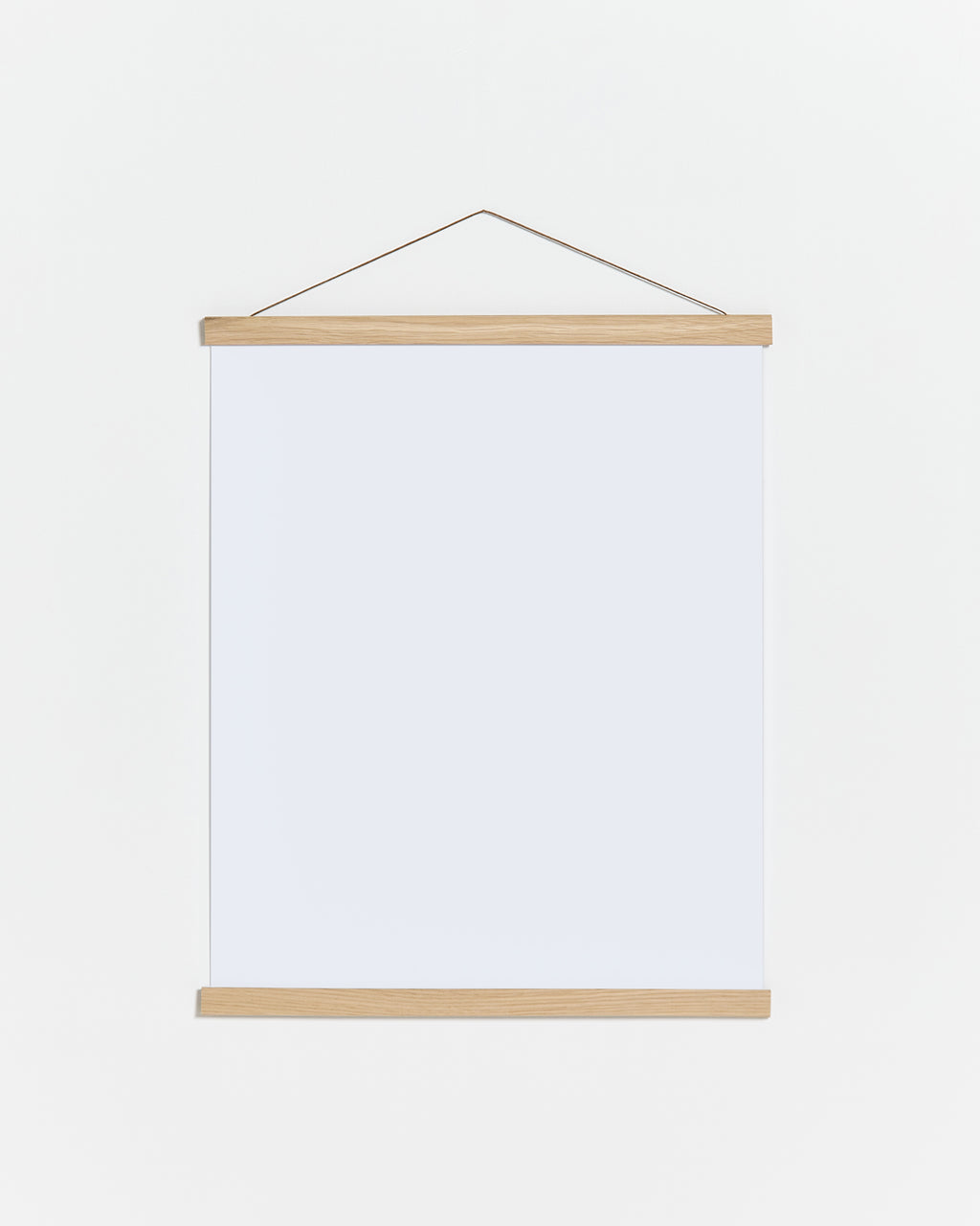 Colgador para póster de 30cm de madera y color roble