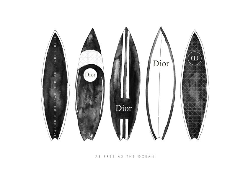 Dior Surfboards