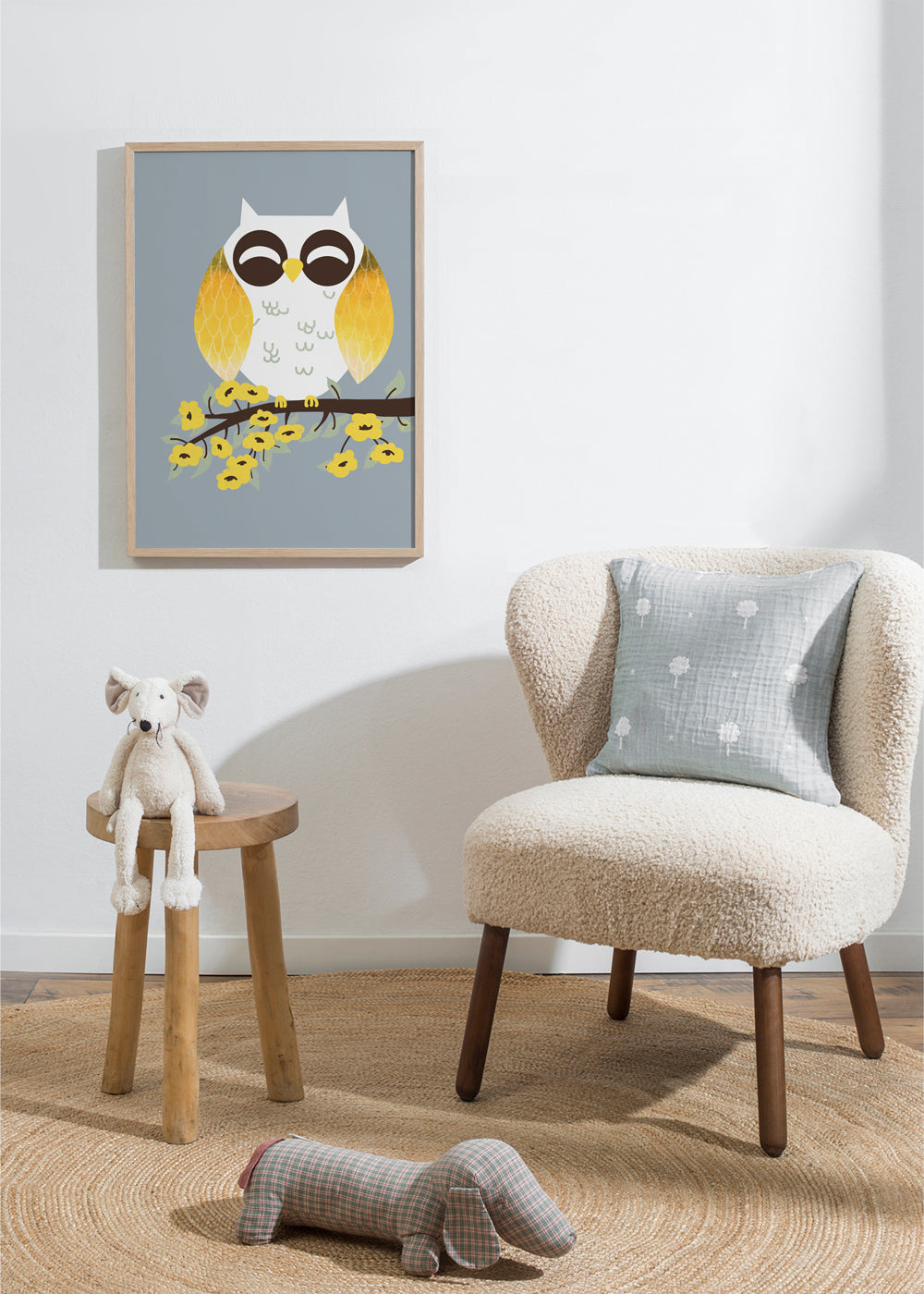 margen Monet Virgen Cuadro infantil Animignons - the Owl | Cuadros modernos y láminas  decorativas – Artesta