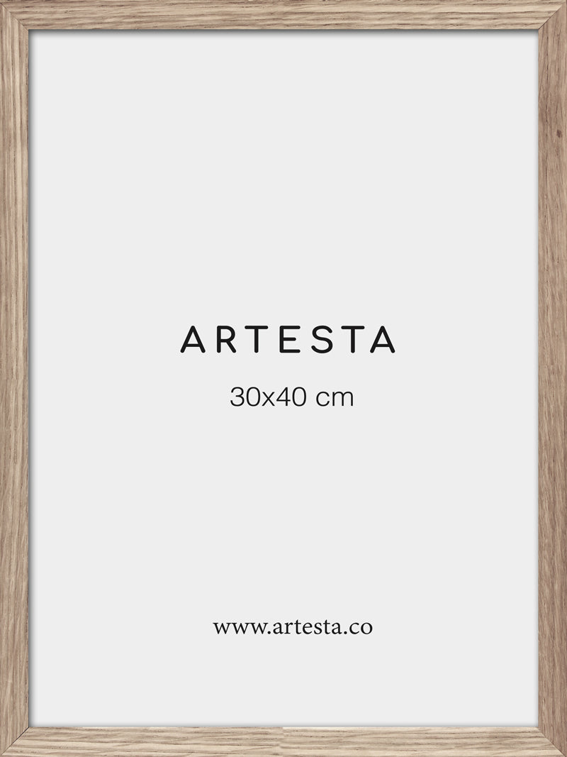 Marco roble 30x40cm - Marcos para cuadros modernos – Artesta
