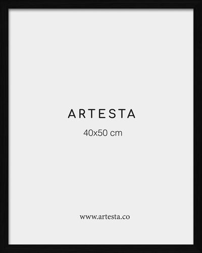 Marco dorado de aluminio 40x50cm - Marcos para cuadros modernos – Artesta