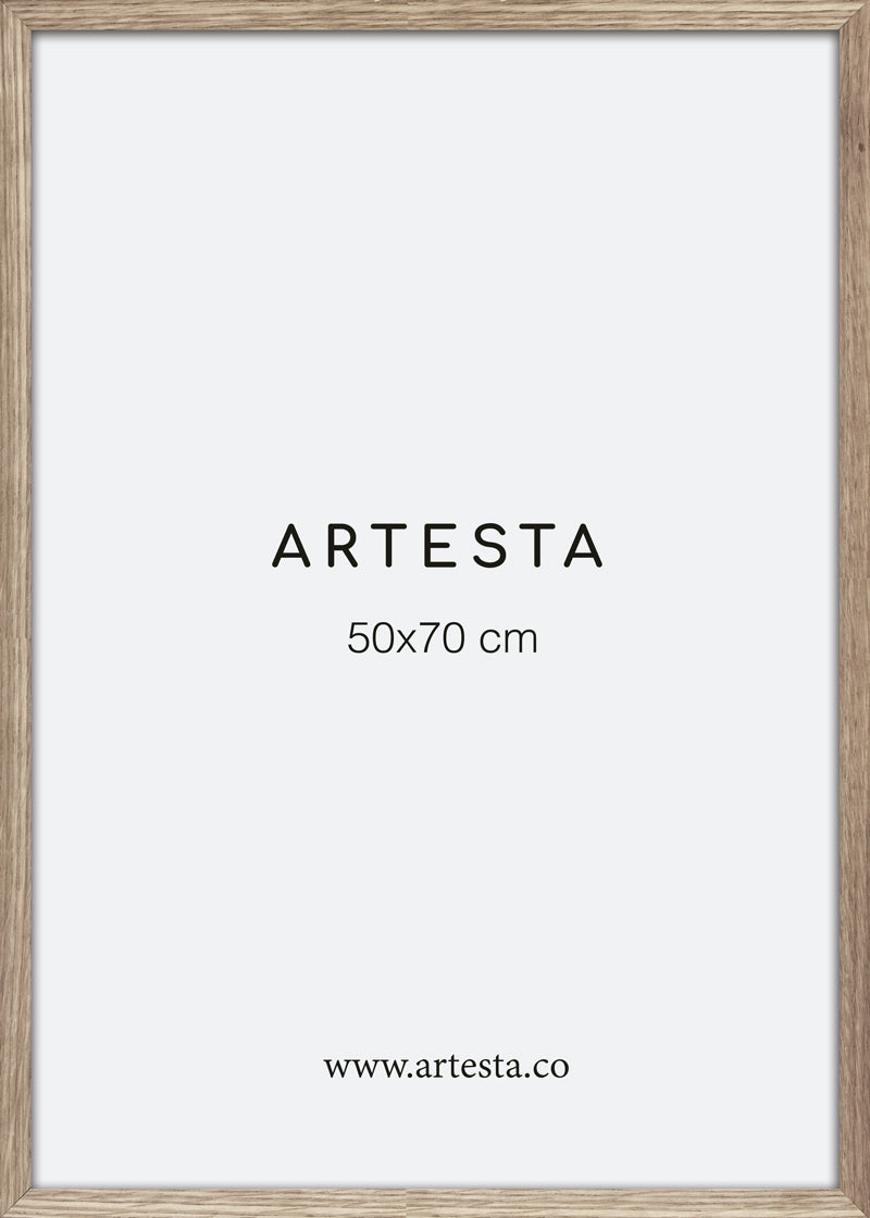 Marco roble 50x70cm - Marcos para cuadros modernos – Artesta
