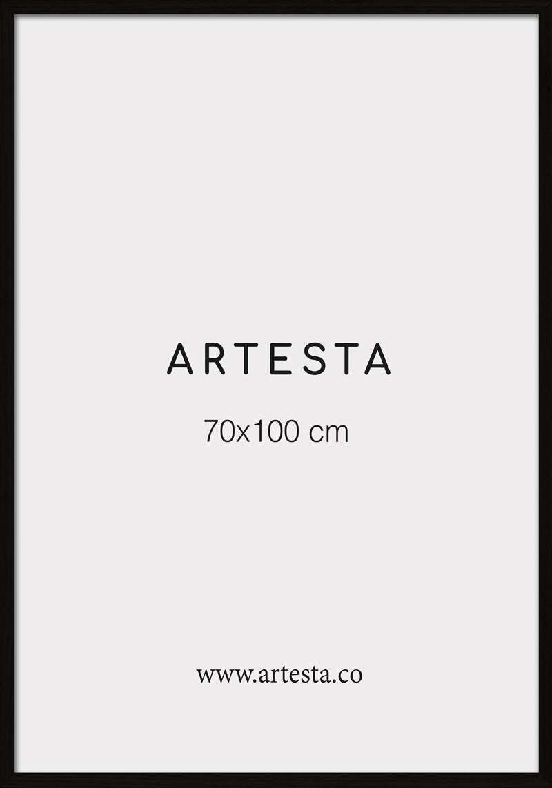 Marco negro 70x100cm - Marcos para cuadros modernos – Artesta