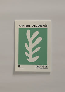 Henri Matisse GREEN papiers découpés I
