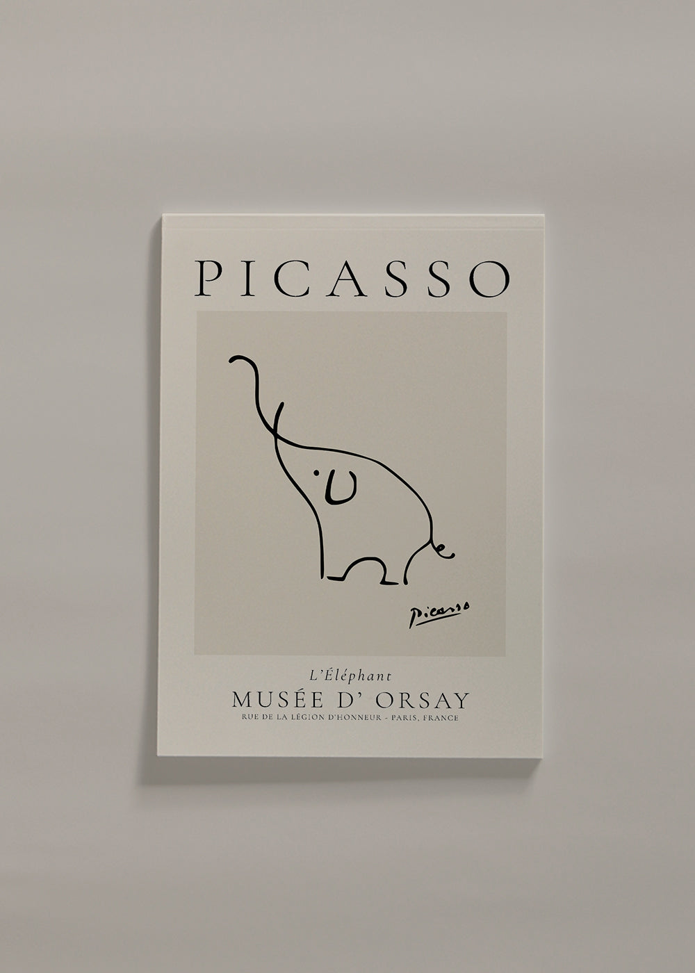 Pablo Picasso Animals Drawings the elephant