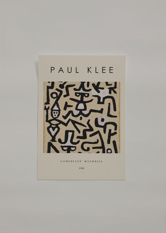 Comedians' Handbill Exhibition - Paul Klee