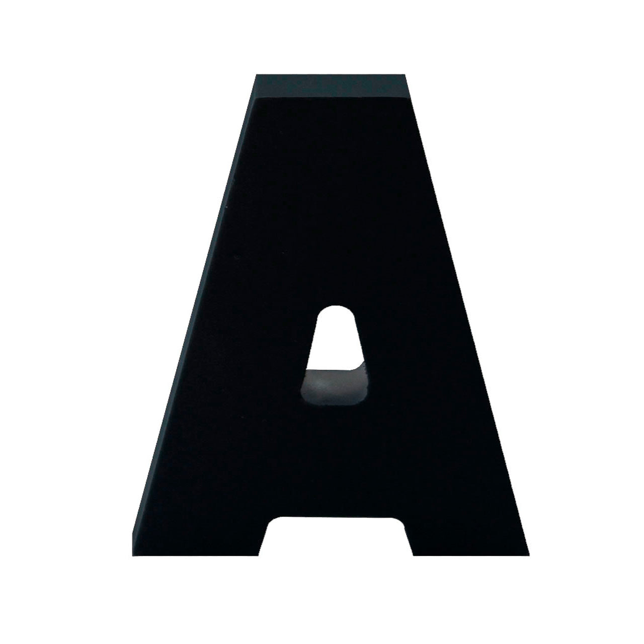 Letra decorativo negra A  Números y letras decorativas – Artesta